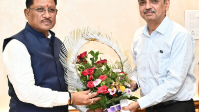 मुख्यमंत्री विष्णु देव साय से भूमि संसाधन विभाग के सचिव मनोज जोशी की भेंट, भू-अभिलेख सुदृढ़ीकरण और तकनीकी नवाचारों पर हुई विस्तृत चर्चा….