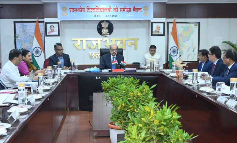 शैक्षणिक गुणवत्ता बढ़ाने विश्वविद्यालयों में रिक्त पदों पर भर्ती को दें प्राथमिकता: राज्यपाल रमेन डेका…