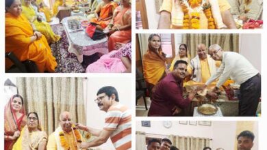 आचार्य जी के कैंम्प 01 निवास पर गुरु पूर्णिमा मनी…. आचार्य पंडित ओमप्रकाश द्विवेदी बोले-ईश्वर प्राप्ति के पथ प्रदर्शक हैं गुरु…