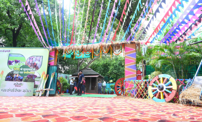 मुख्यमंत्री निवास में हरेली उत्सव: छत्तीसगढ़ी सुग्घर परंपरा के रंग में रंगा मुख्यमंत्री निवास….