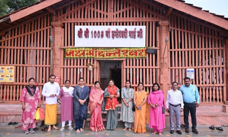 बस्तर प्रवास पर दंतेवाड़ा पहुंची मंत्री श्रीमती लक्ष्मी राजवाड़े, मां दंतेश्वरी के किए दर्शन….
