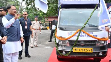 मुख्यमंत्री विष्णु देव साय ने एसबीआई साइबर सुरक्षा रथ को झंडी दिखाकर किया रवाना…
