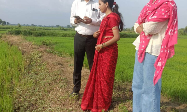मुख्यमंत्री के निर्देश पर रायपुर जिले में किया जा रहा डिजिटल क्रॉप सर्वे…