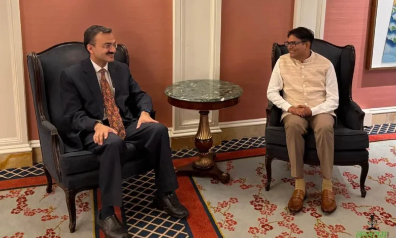 मंत्री ओपी चौधरी ने अमेरिका की राजधानी वाशिंगटन डी.सी. में मिनिस्टर आशुतोष जिंदल से की मुलाकात….