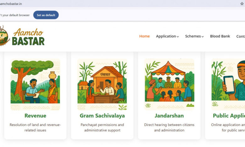 बस्तर में “आमचो बस्तर” पोर्टल बना जन समस्याओं का समाधानकर्ता, डिजिटल पहल से मिल रही जनता को राहत….