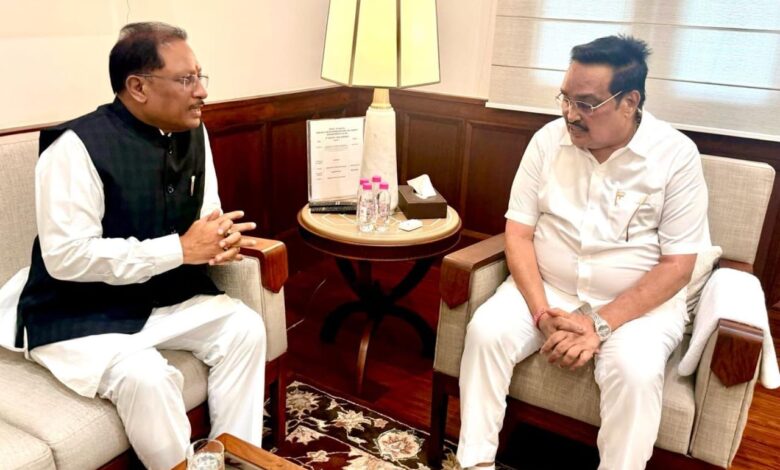 मुख्यमंत्री विष्णुदेव साय ने केंद्रीय जलशक्ति मंत्री सी आर पाटिल से की मुलाकात, बोधघाट परियोजना पर हुई चर्चा….